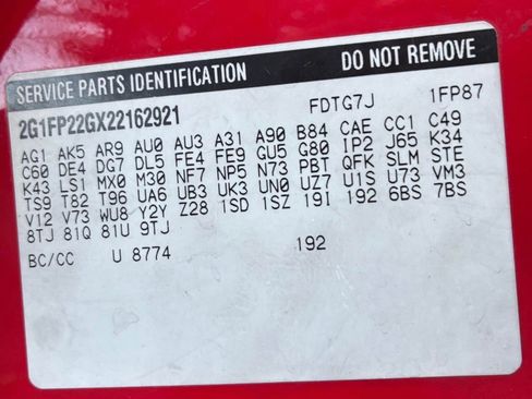 Used 2002 Chevrolet Camaro Z28 w/ SS Performance/Appearance Pkg image 6