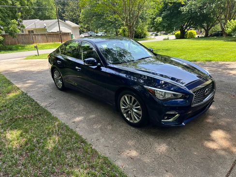 Used 2021 INFINITI Q50 Luxe w/ Cargo Package image 1