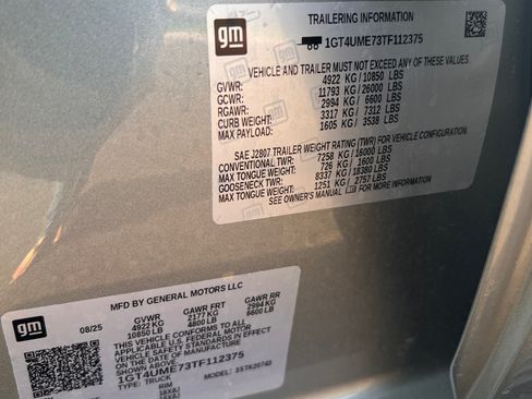 Used 2026 GMC Sierra 2500 SLE w/ SLE Value Package; AWD/4WD image 15