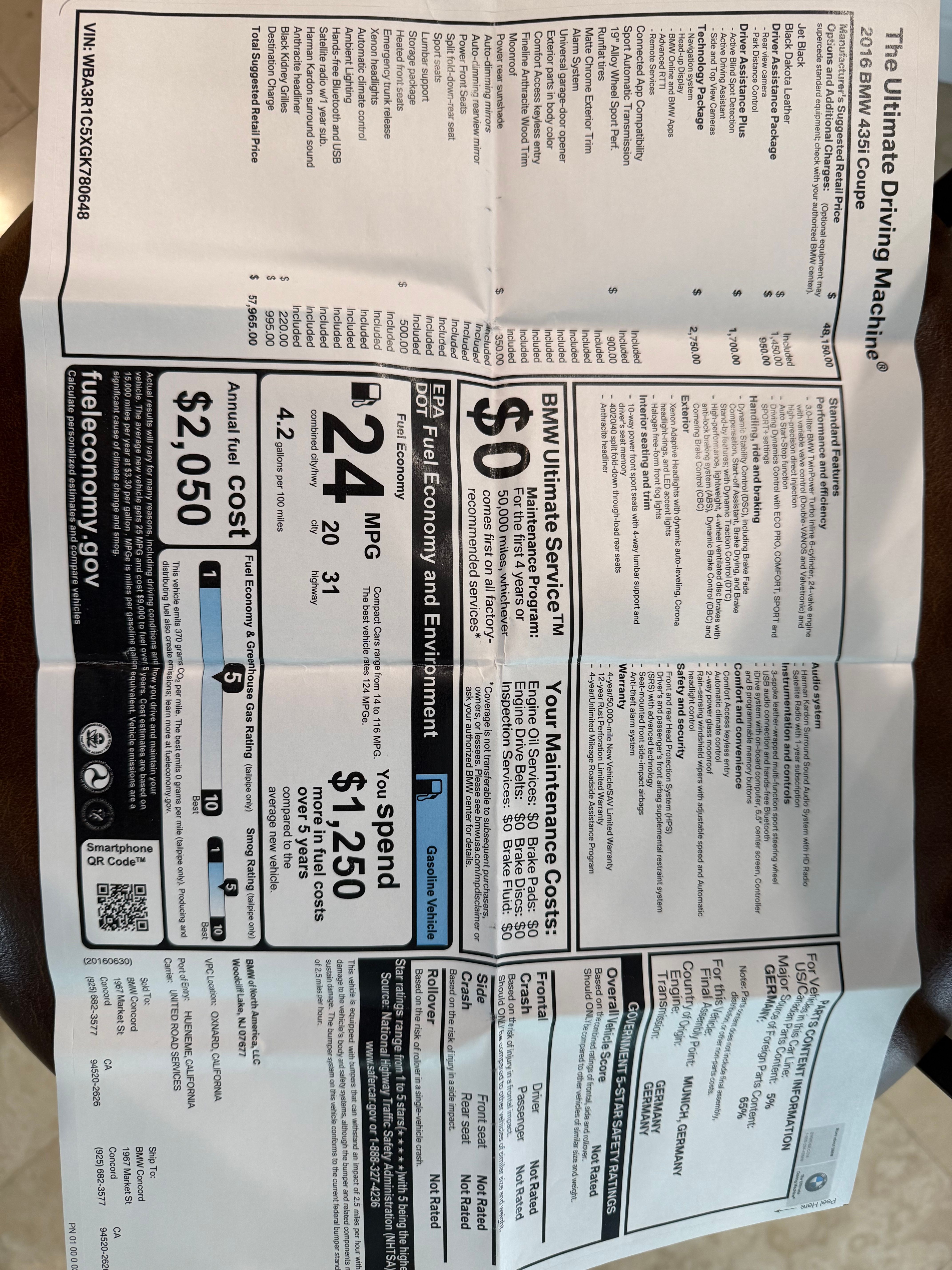 Used 2016 BMW 435i Coupe RWD image 9