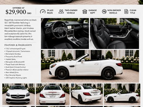 Used 2019 Mercedes-Benz SLC 300 image 1
