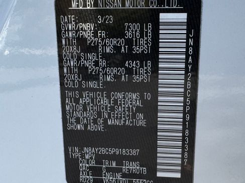 Used 2023 Nissan Armada SL image 31