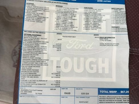 Used 2014 Ford F250 King Ranch w/ FX4 Off-Road Package AWD/4WD image 1