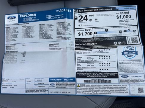 Used 2021 Ford Explorer XLT w/ Equipment Group 202A RWD image 17