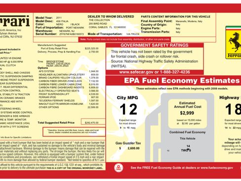 Used 2011 Ferrari 458 Italia Coupe image 19