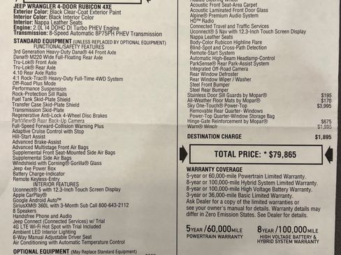 Used 2024 Jeep Wrangler Unlimited Rubicon 4xe image 2