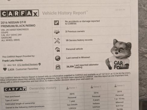 Used 2016 Nissan GT-R Premium image 20