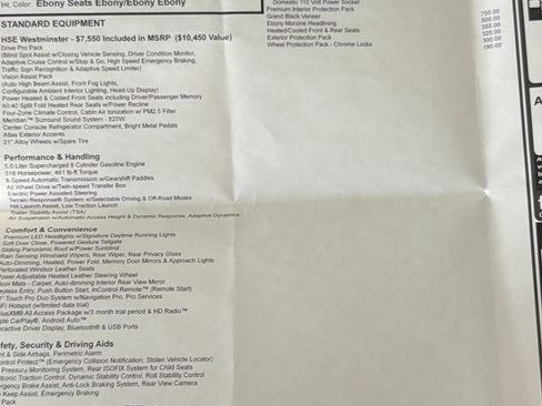 Used 2021 Land Rover Range Rover P525 Westminster Edition image 16