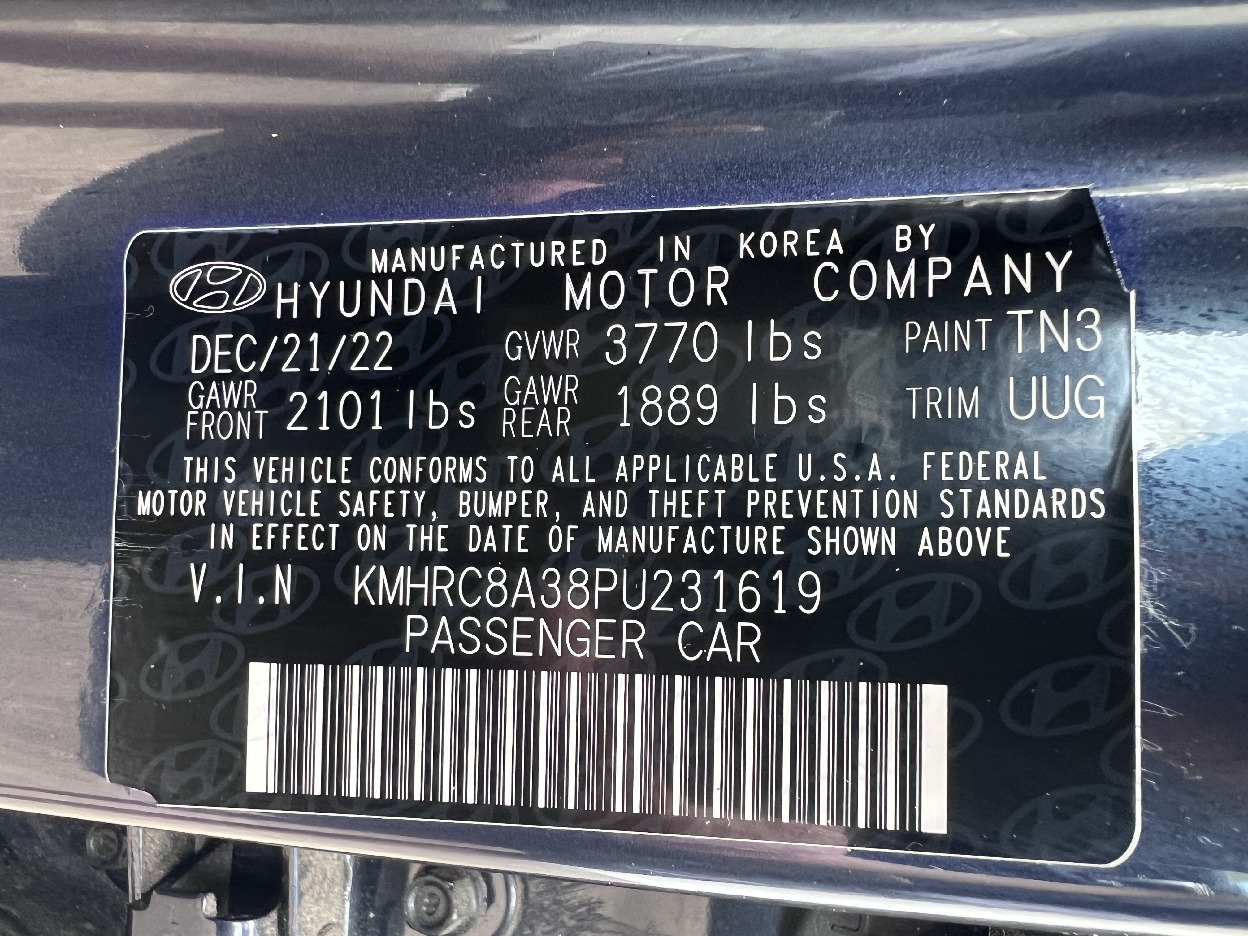 Used 2023 Hyundai Venue Limited w/ Cargo Package FWD image 22