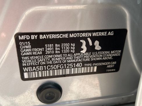 Used 2015 BMW 535i Sedan RWD image 14