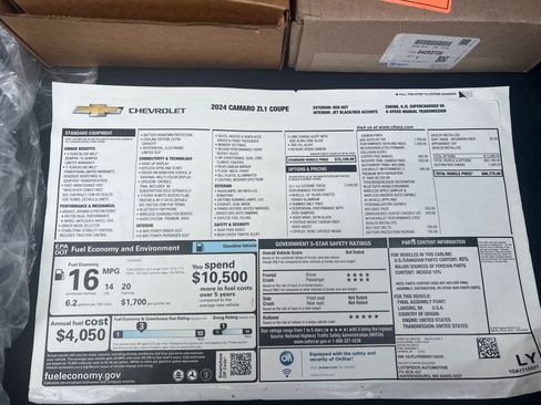 Used 2024 Chevrolet Camaro ZL1 image 32