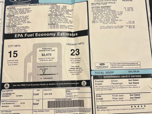 Used 2011 Ford Mustang Shelby GT500 w/ SVT Performance Pkg image 6