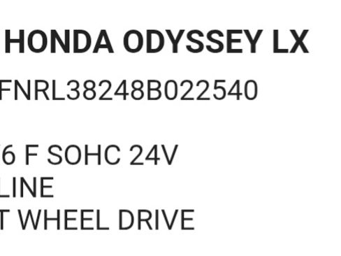 Used 2008 Honda Odyssey LX image 15