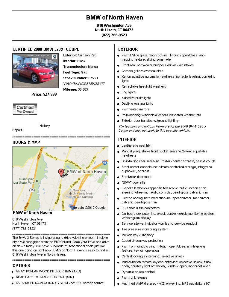 Used 2008 BMW 328xi Coupe AWD/4WD image 28