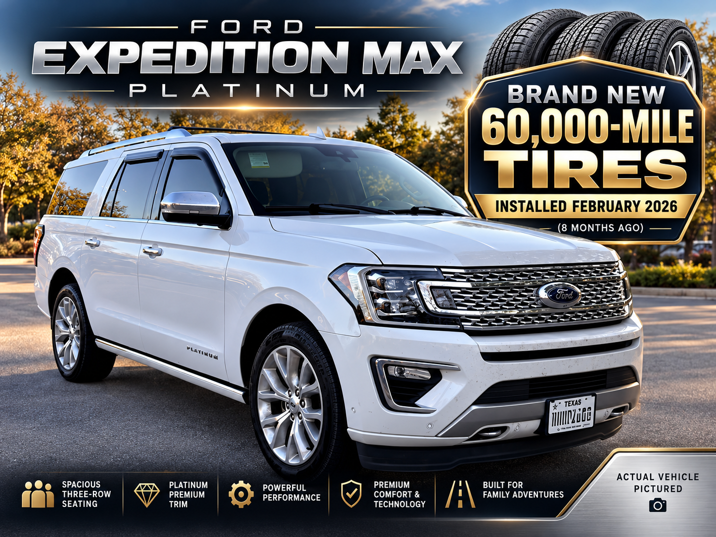 Used 2019 Ford Expedition Max Platinum AWD/4WD image 5