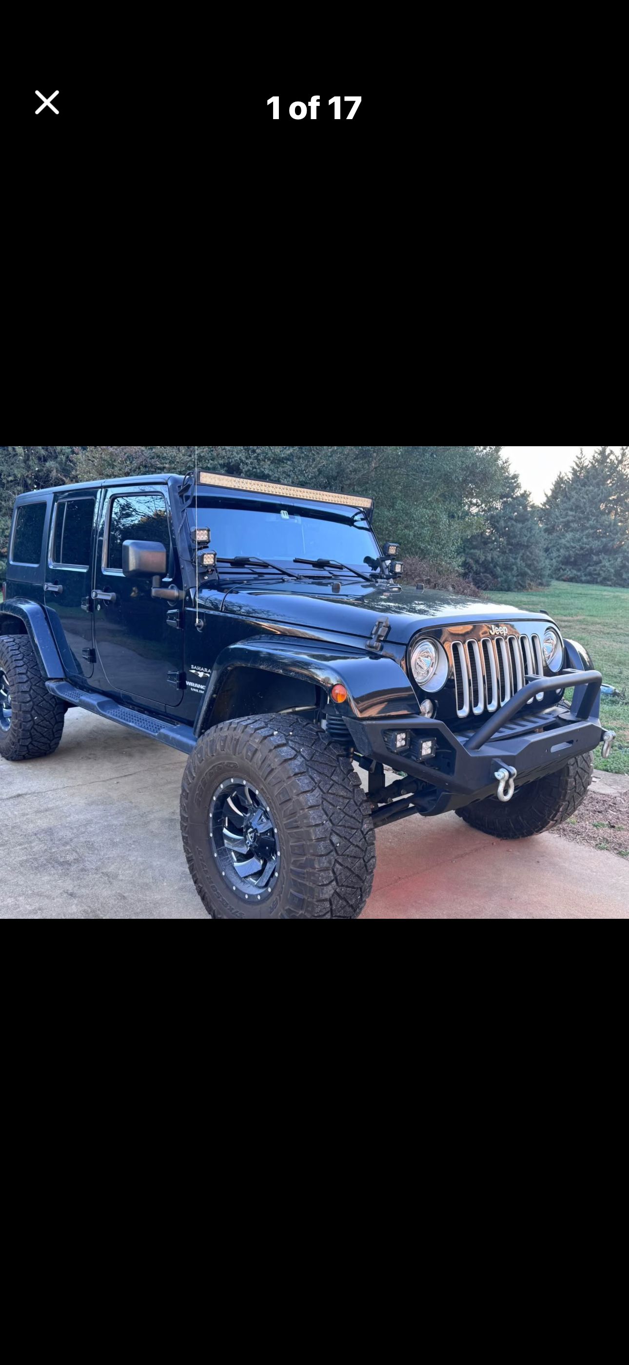 Used 2017 Jeep Wrangler Unlimited Sahara w/ Dual Top Group AWD/4WD image 1