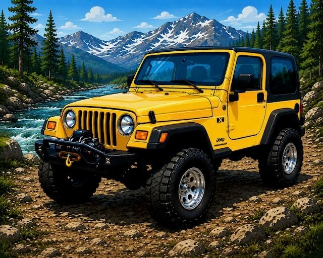 Used 2005 Jeep Wrangler X w/ Tire & Wheel Group (Ecco) AWD/4WD image 1