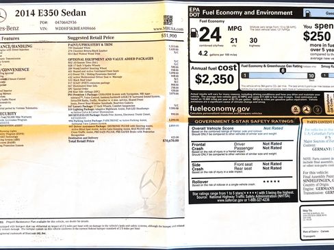 Used 2014 Mercedes-Benz E 350 Sedan image 21