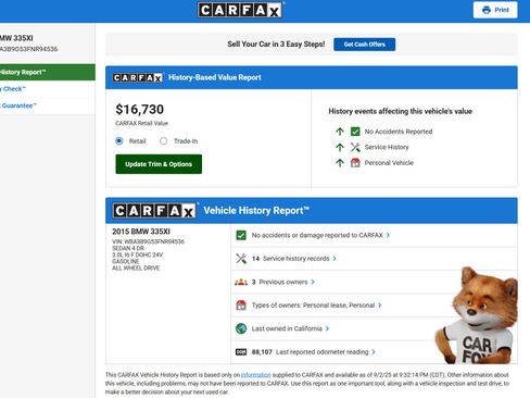 Used 2015 BMW 335i xDrive Sedan image 5