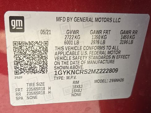 Used 2021 Cadillac XT5 Premium Luxury w/ LPO, Floor Liner Package FWD image 15