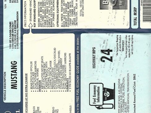 Used 1999 Ford Mustang GT image 2