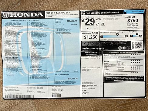 Used 2017 Honda CR-V EX-L image 22