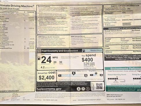 Used 2013 BMW 640i Gran Coupe image 12