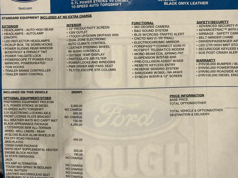 Used 2024 Ford F350 Lariat w/ Black Appearance Package AWD/4WD image 11