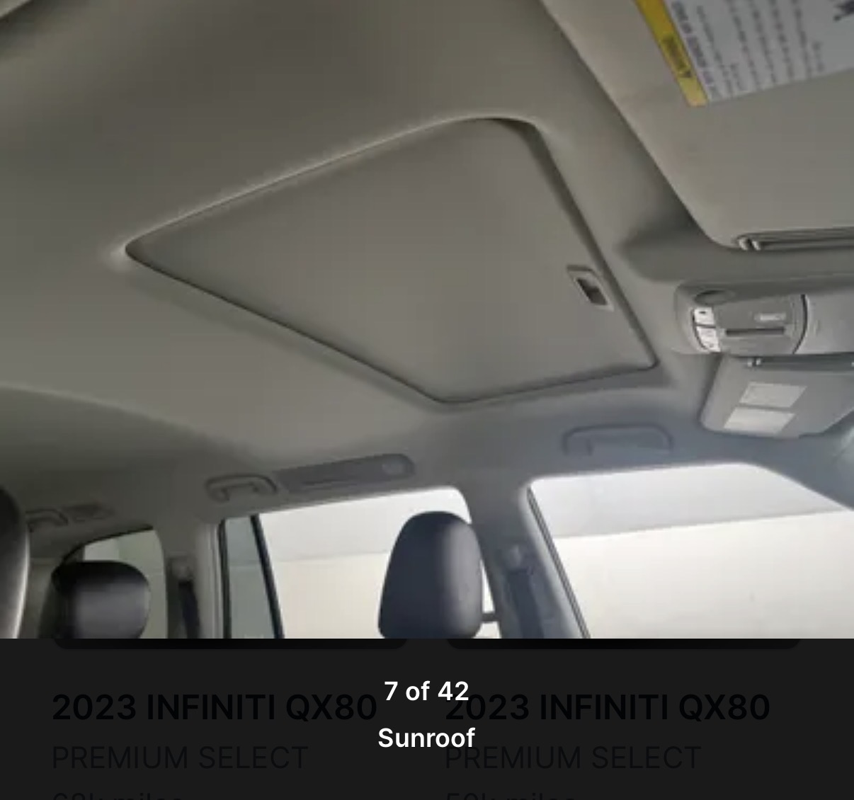 Used 2024 INFINITI QX80 Luxe RWD image 17