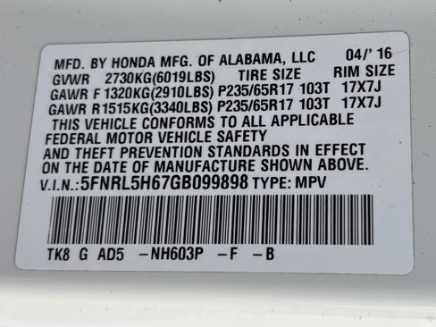 Used 2016 Honda Odyssey EX-L image 14