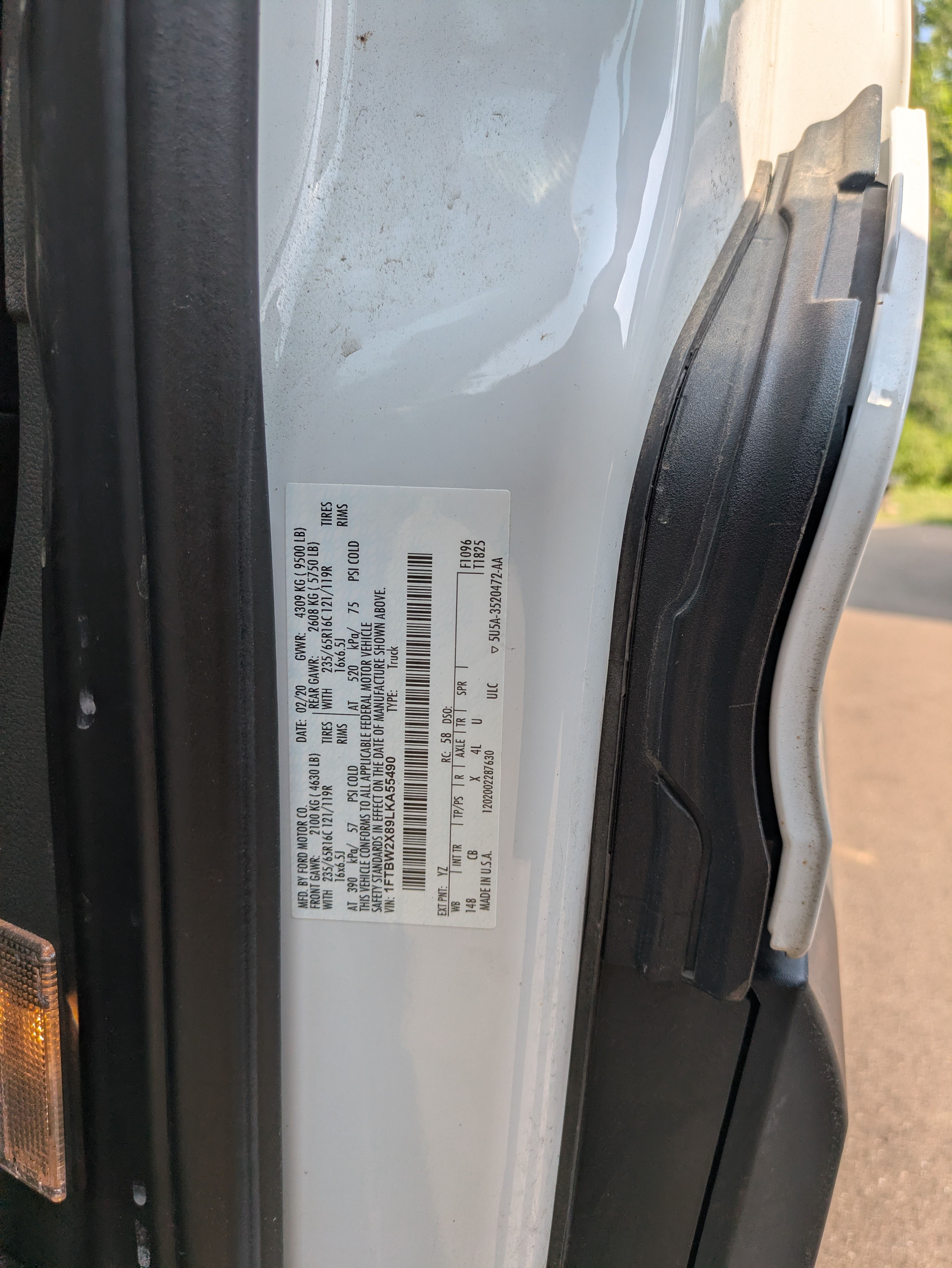Used 2020 Ford Transit 350 148 High Roof AWD w/ Load Area Protection Package image 26