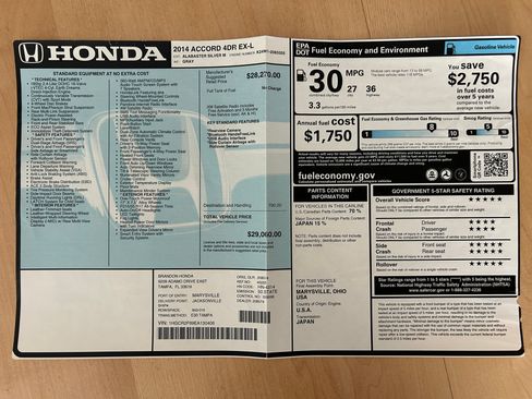 Used 2014 Honda Accord EX-L image 13