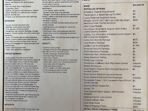 Used 2015 Cadillac ATS Luxury w/ Safety and Security Package image 10