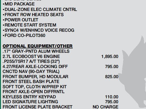 Used 2022 Ford Bronco Big Bend image 11