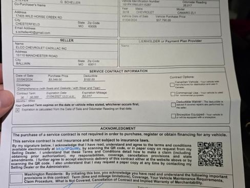 Used 2018 Chevrolet Camaro ZL1 image 12