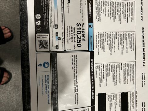 Used 2023 Chevrolet Corvette Z06 image 5