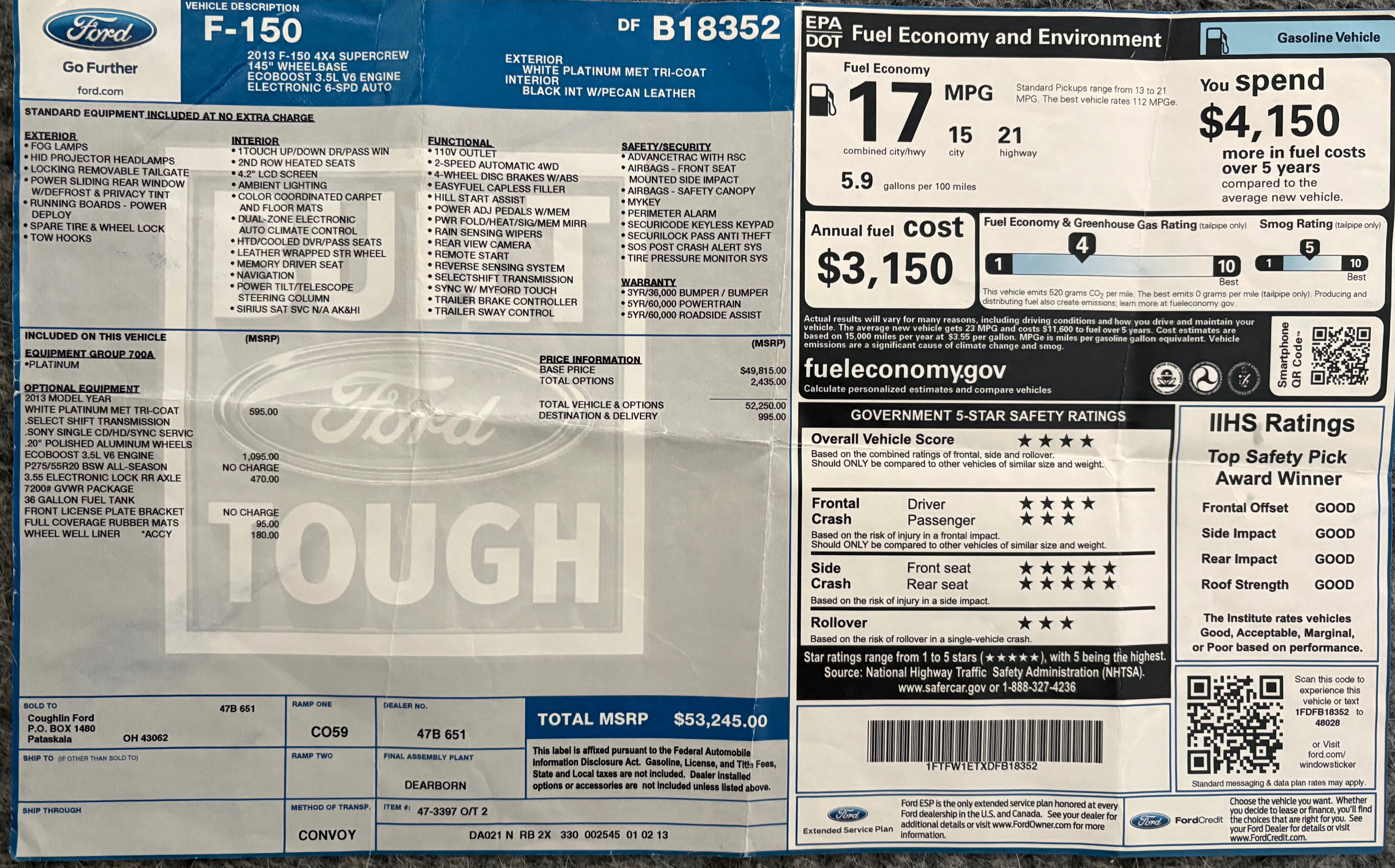 Used 2013 Ford F150 Platinum AWD/4WD image 23