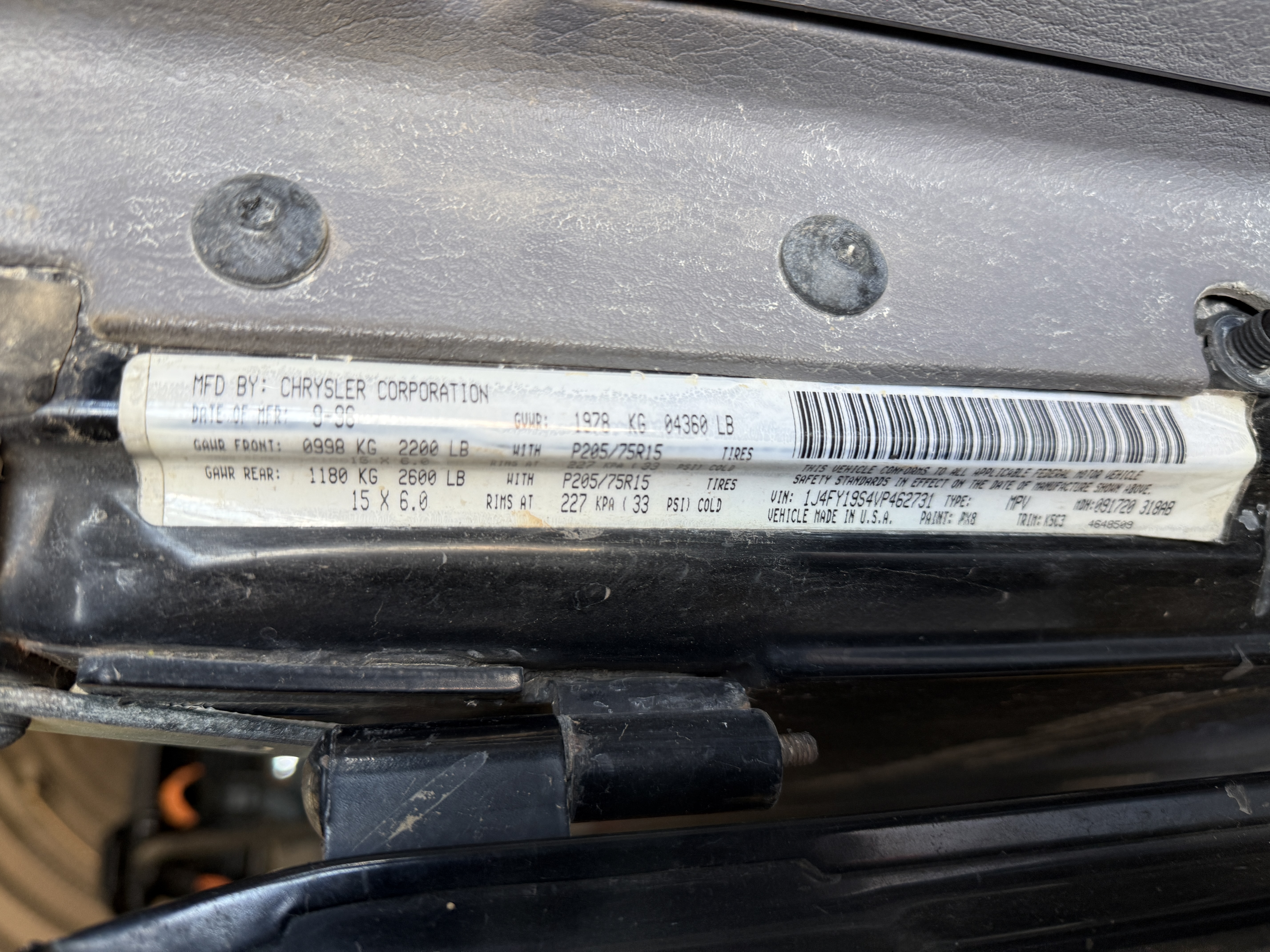 Used 1997 Jeep Wrangler Sport AWD/4WD image 9