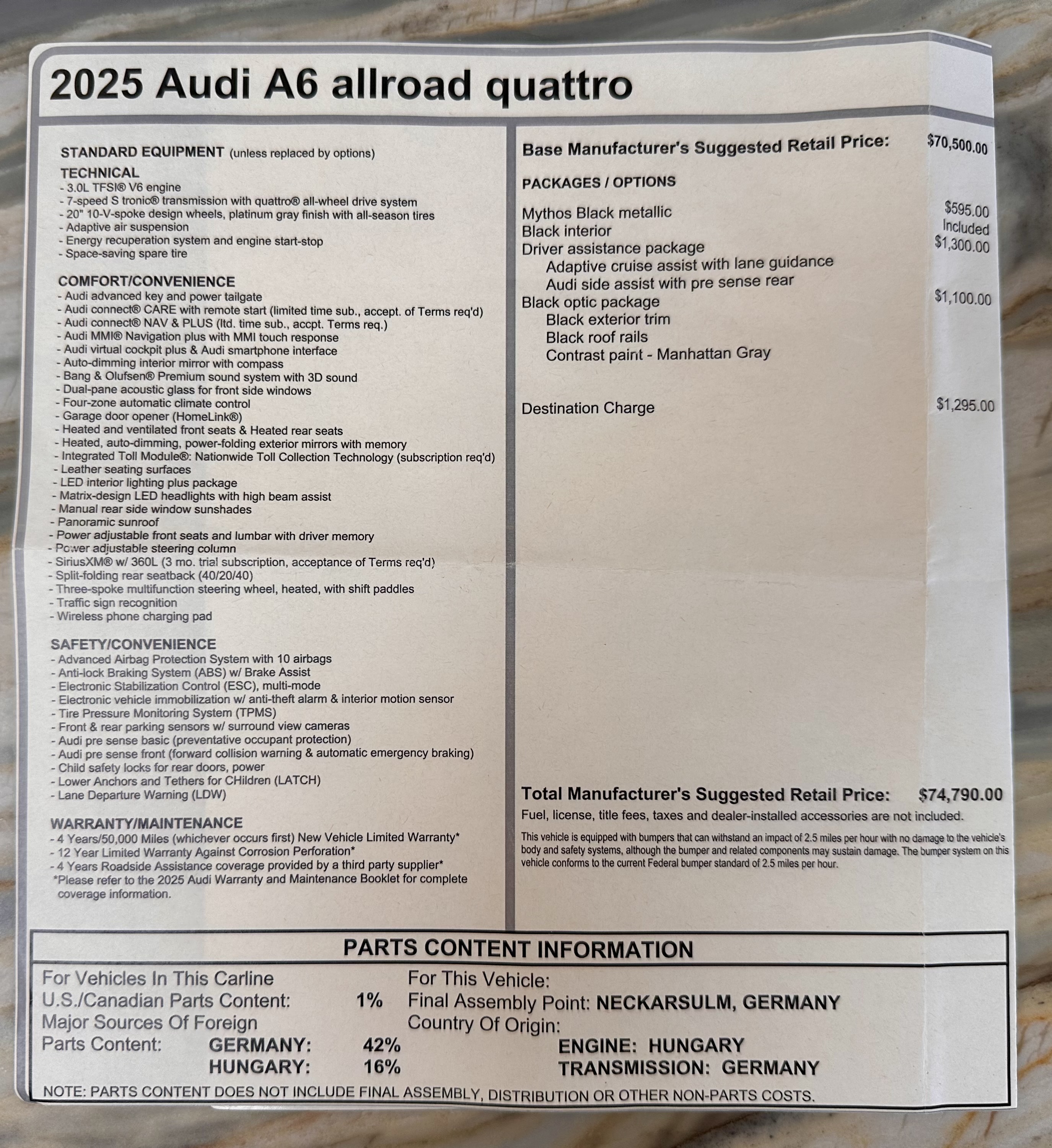 Used 2025 Audi A6 3.0T allroad Premium Plus AWD/4WD image 23