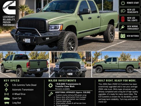 Used 2004 Dodge Ram 2500 Truck SLT w/ Trailer Tow Group AWD/4WD image 9