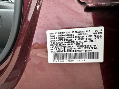 Used 2013 Honda Pilot Touring image 9