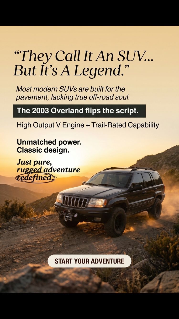 Used 2003 Jeep Grand Cherokee Overland AWD/4WD image 11