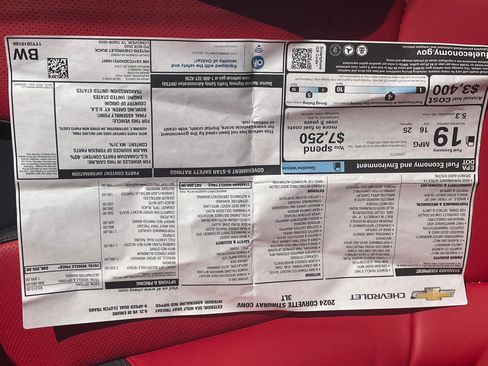 Used 2024 Chevrolet Corvette Stingray Premium Conv w/ Battery Protection Package RWD image 11