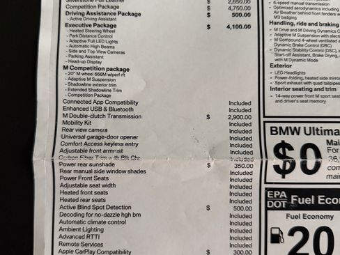 Used 2018 BMW M3 w/ Competition Package RWD image 30