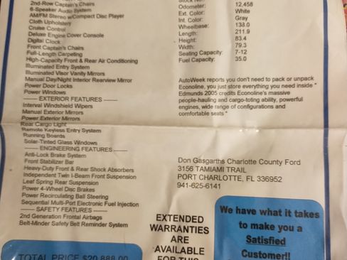 Used 2007 Ford E-350 and Econoline 350 XLT image 21