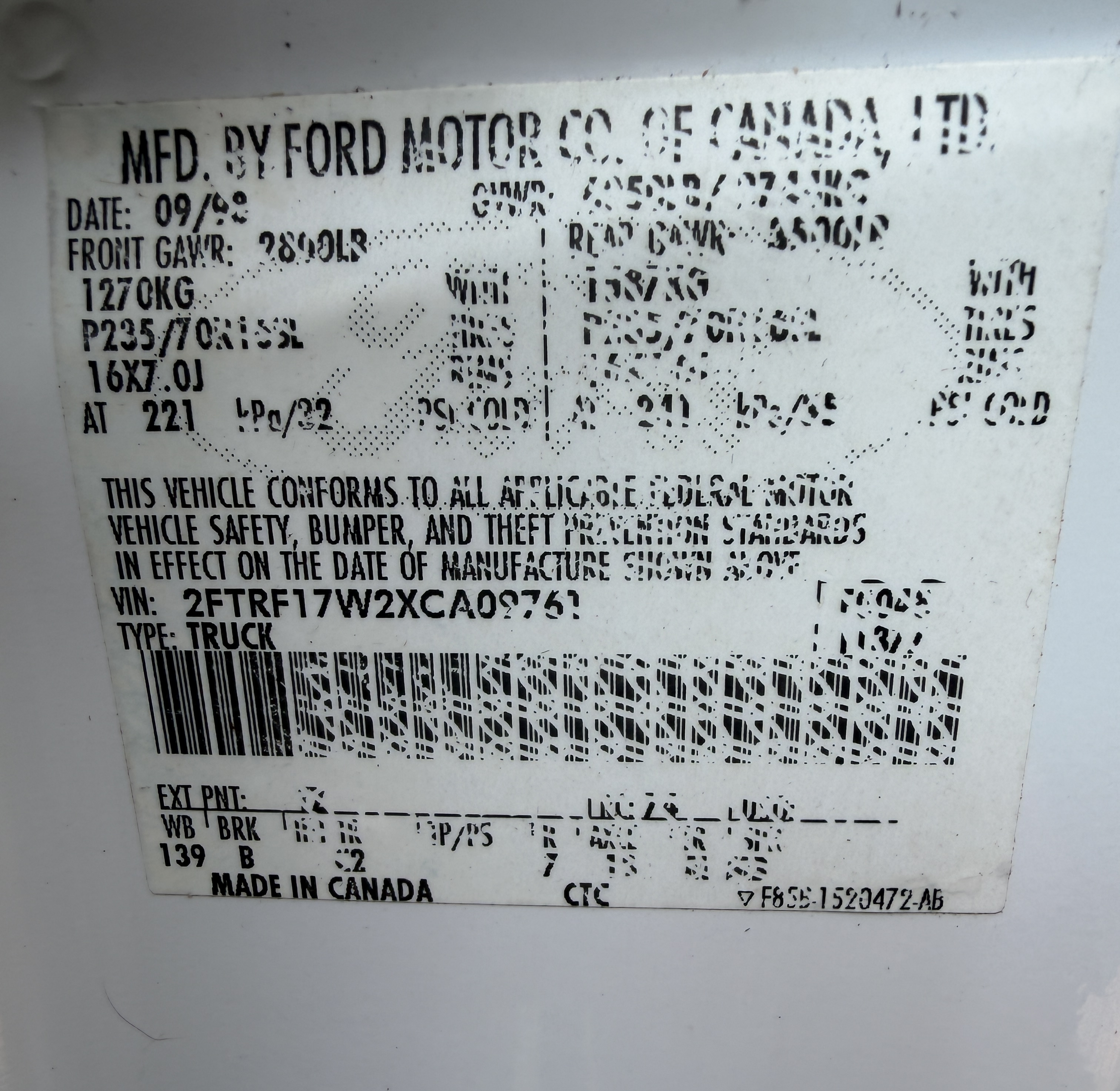 Used 1999 Ford F150 2WD Regular Cab image 27