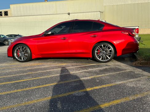 Used 2024 INFINITI Q50 Red Sport 400 w/ Carbon Fiber Package RWD image 4