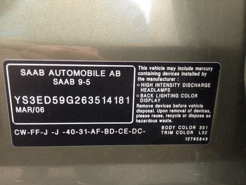 Used 2006 Saab 9-5 2.3T FWD image 30