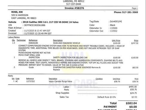 Used 2016 Cadillac SRX Performance w/ Midnight Edition Package image 16