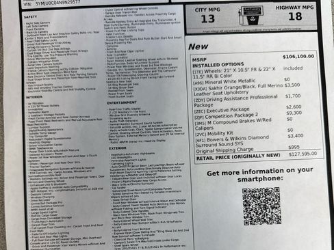 Used 2022 BMW X5 M w/ Competition Package 2 image 20